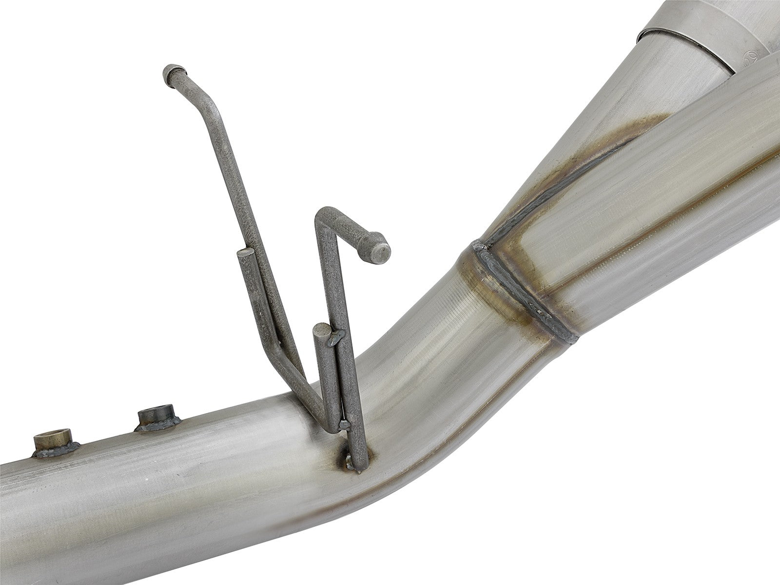 Atlas 4 Inch Aluminized Steel Dpf-Back Exhaust System w/ Black Tip GM Diesel Trucks 17-19 V8-6.6L (td) L5P aFe Power