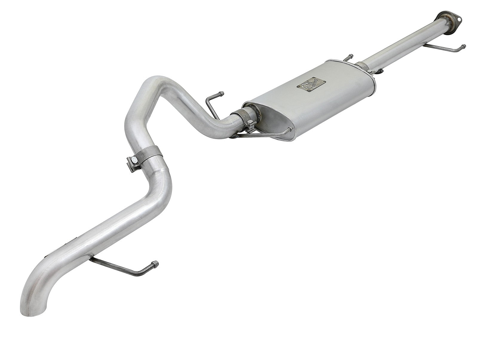 Scorpion 2-1/2 Inch Aluminized Steel Cat-Back Hi-Tuck Exhaust System Toyota Fj Cruiser 07-18 V6-4.0L aFe Power