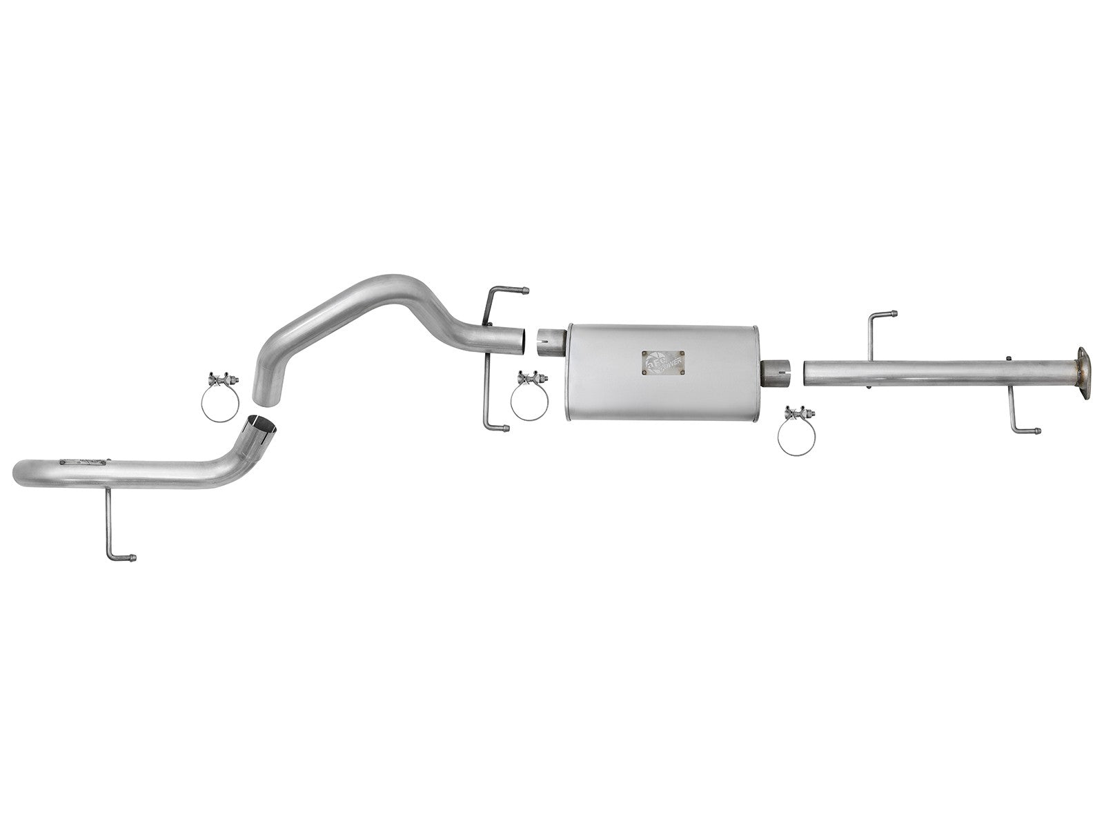 Scorpion 2-1/2 Inch Aluminized Steel Cat-Back Hi-Tuck Exhaust System Toyota Fj Cruiser 07-18 V6-4.0L aFe Power