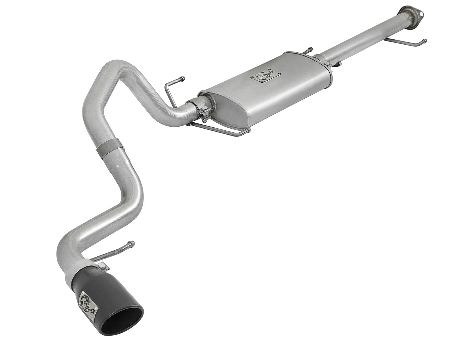 Scorpion 2-1/2 Inch Aluminized Steel Cat-Back Exhaust System w/ Tip Toyota Fj Cruiser 07-18 V6-4.0L aFe Power