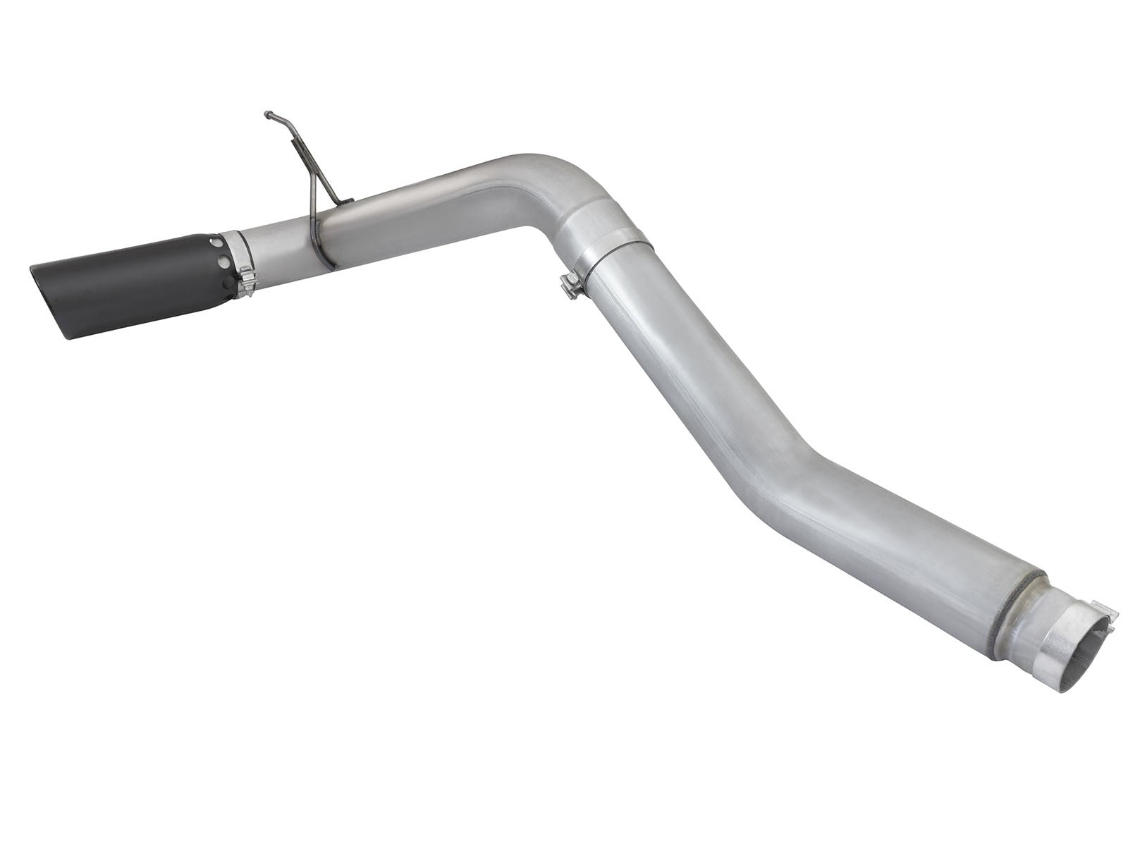 Atlas 5 Inch Aluminized Steel Dpf-Back Exhaust System w/Black Tip Nissan Titan Xd 16-19 V8-5.0L (td) aFe Power
