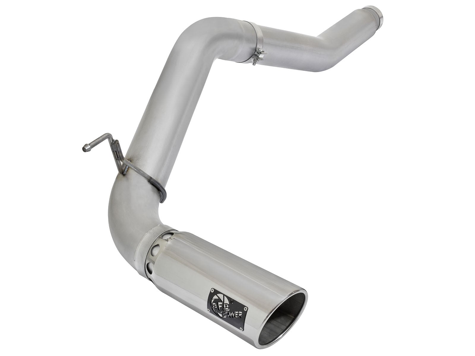 Atlas 5 Inch Aluminized Steel Dpf-Back Exhaust System w/ Polished Tip Nissan Titan Xd 16-19 V8-5.0L (td) aFe Power