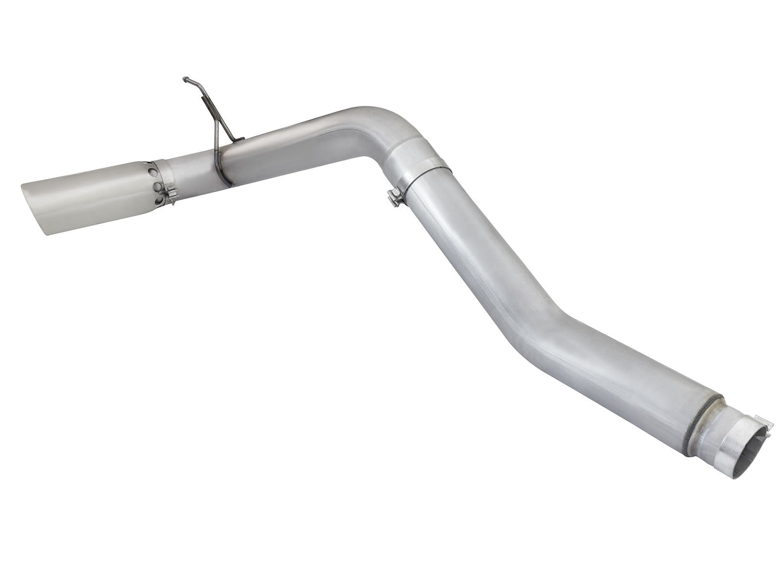 Atlas 5 Inch Aluminized Steel Dpf-Back Exhaust System w/ Polished Tip Nissan Titan Xd 16-19 V8-5.0L (td) aFe Power