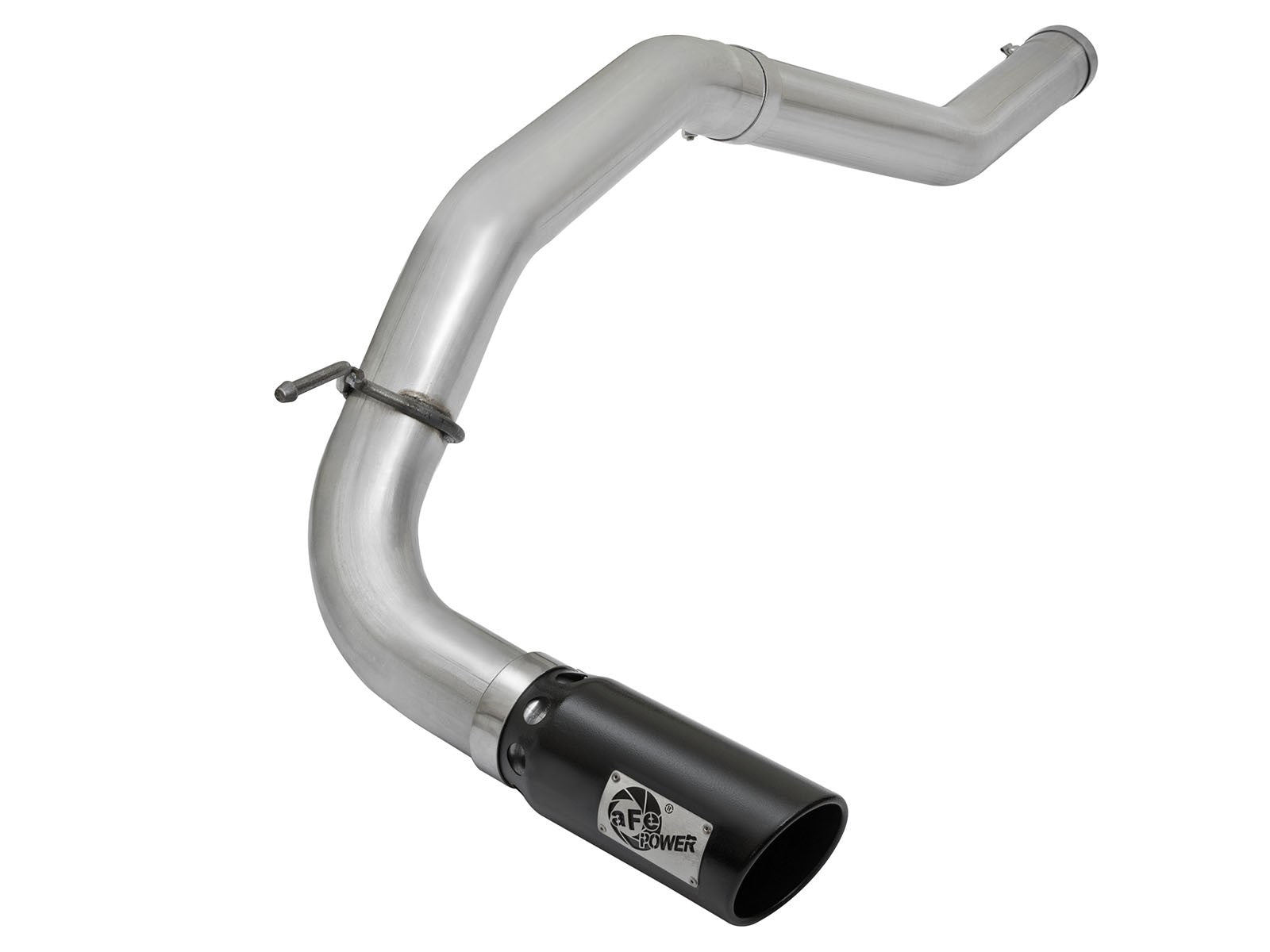 Atlas 4 Inch Aluminized Steel Dpf-Back Exhaust System w/Black Tip Nissan Titan Xd 16-19 V8-5.0L (td) aFe Power