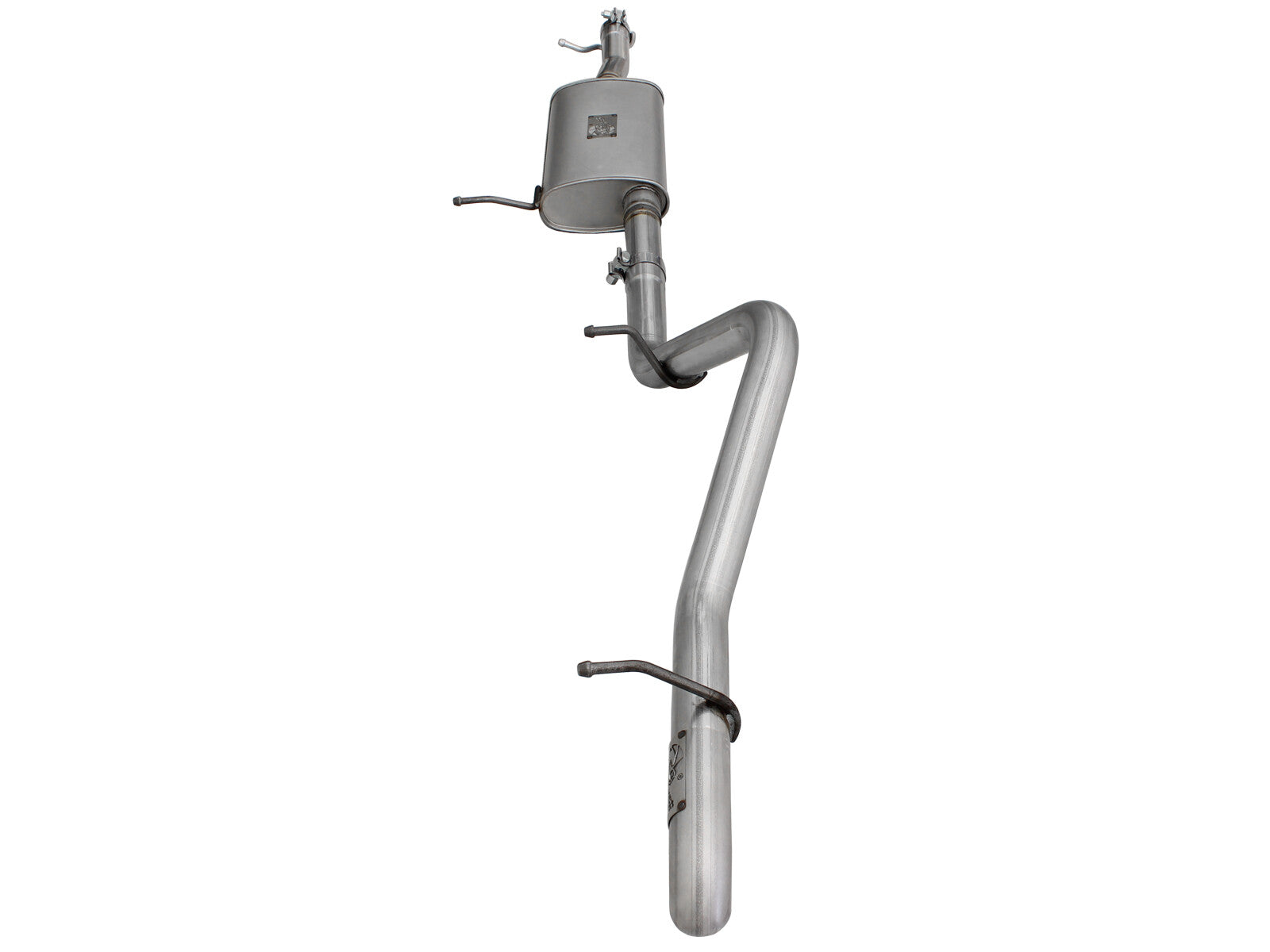 Scorpion 2-1/2 Inch Aluminized Steel Cat-Back Hi-Tuck Exhaust System Jeep Wrangler (JK) 4 Door 07-18 V6-3.6L/3.8L aFe Power