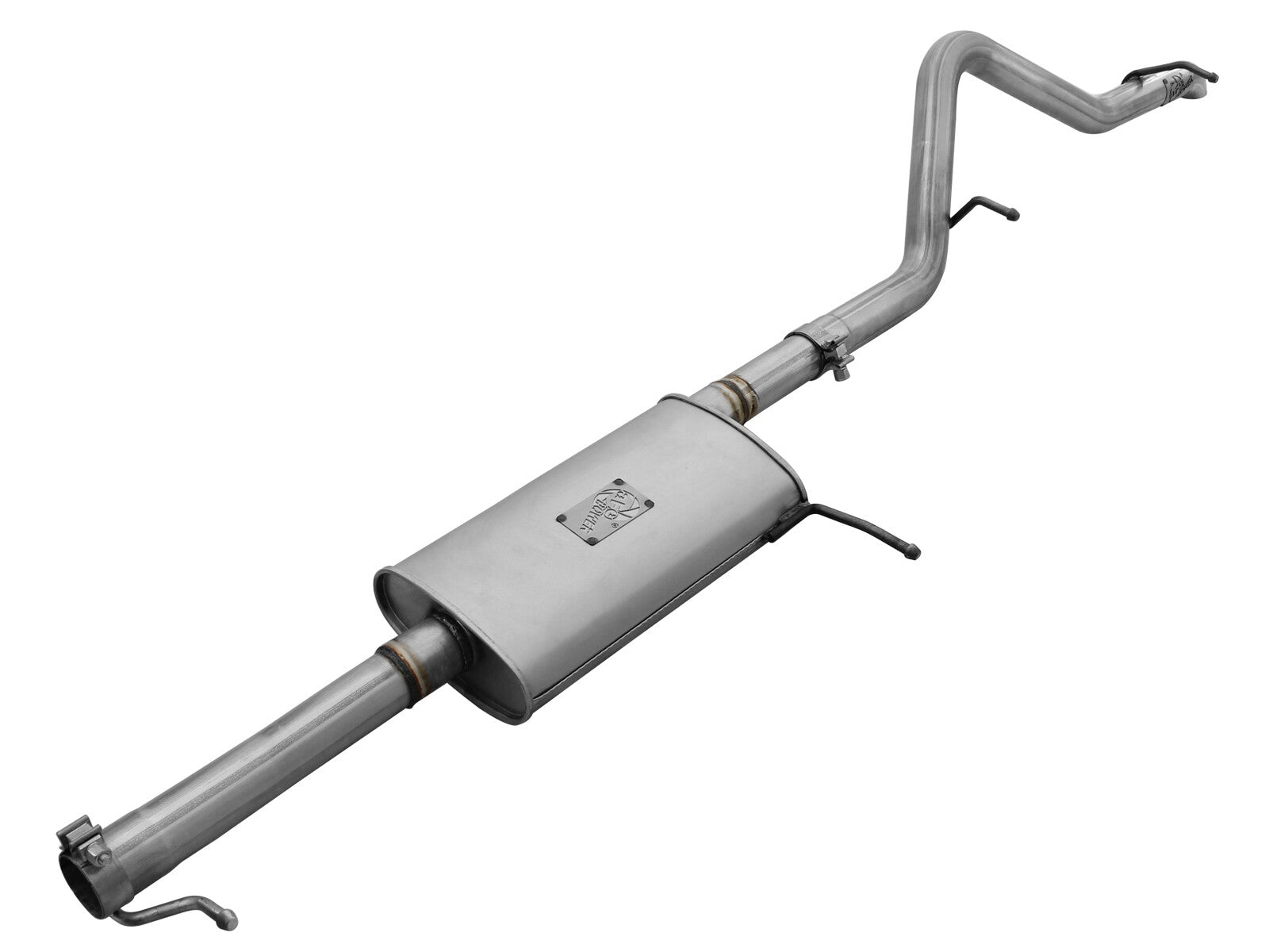 Scorpion 2-1/2 Inch Aluminized Steel Cat-Back Hi-Tuck Exhaust System Jeep Wrangler (JK) 4 Door 07-18 V6-3.6L/3.8L aFe Power