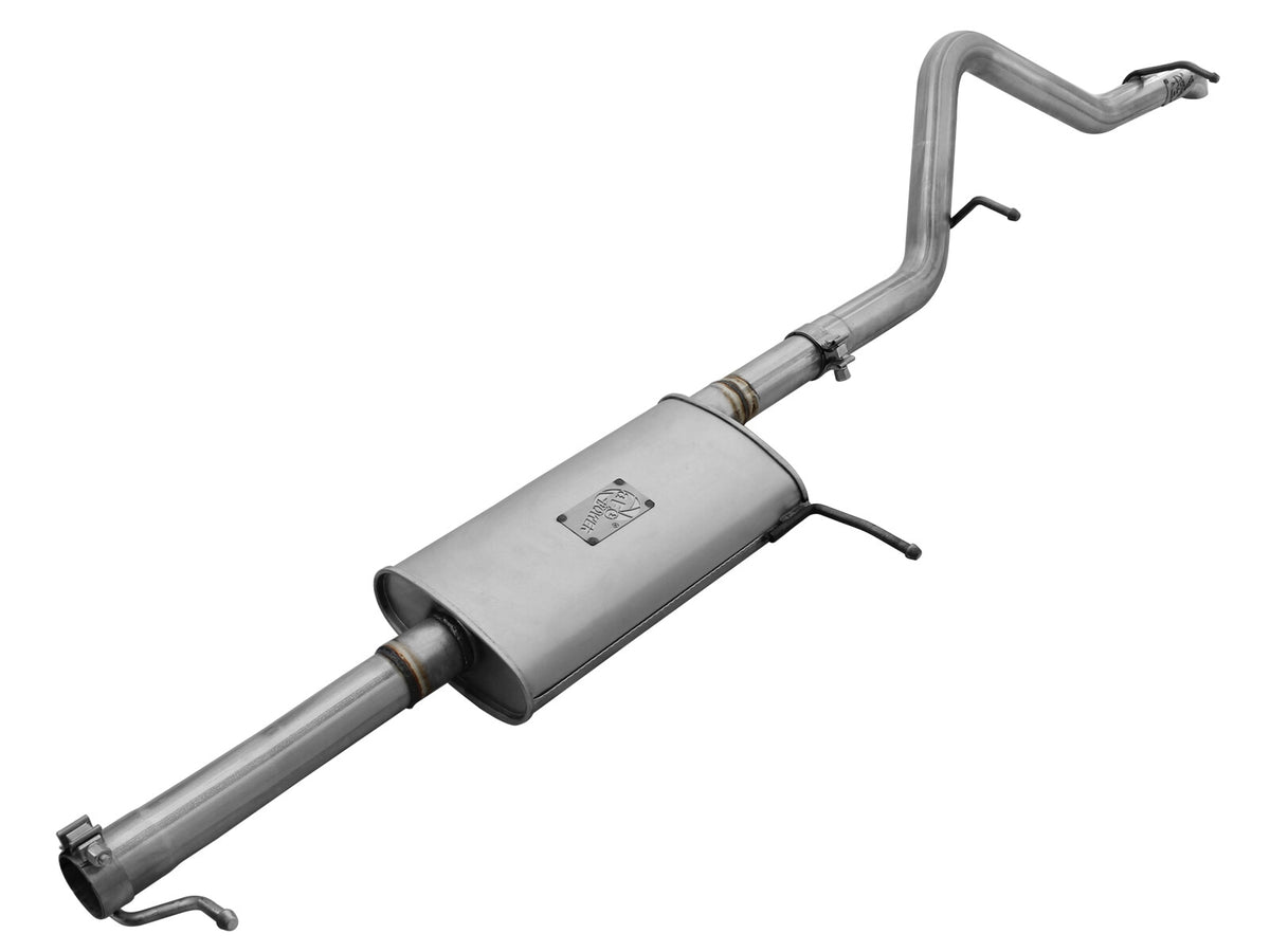 Scorpion 2-1/2 Inch Aluminized Steel Cat-Back Hi-Tuck Exhaust System Jeep Wrangler (JK) 4 Door 07-18 V6-3.6L/3.8L aFe Power