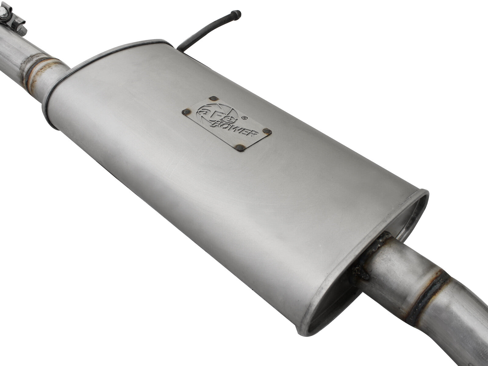 Scorpion 2-1/2 Inch Aluminized Steel Cat-Back Hi-Tuck Exhaust System Jeep Wrangler (JK) 4 Door 07-18 V6-3.6L/3.8L aFe Power