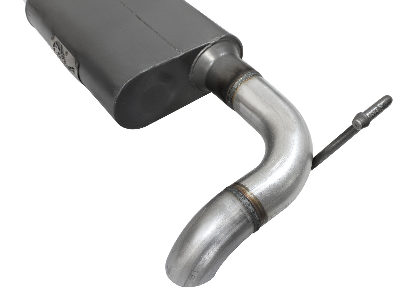 Scorpion 2-1/2 Inch Aluminized Steel Cat-Back Hi-Tuck Exhaust System Jeep Wrangler (JK) 2 Door 07-18 V6-3.6L/3.8L aFe Power