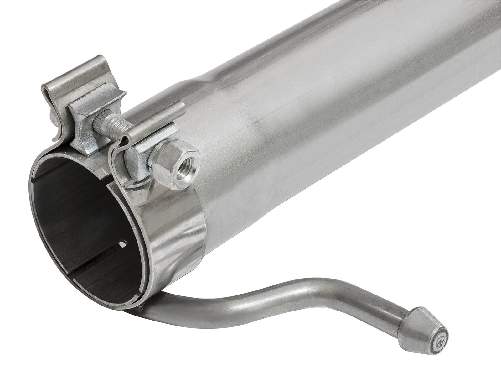 Scorpion 2-1/2 Inch Aluminized Steel Cat-Back Exhaust System w/ Polished Tip Jeep Wrangler (JK) 07-18 V6-3.6L/3.8L aFe Power