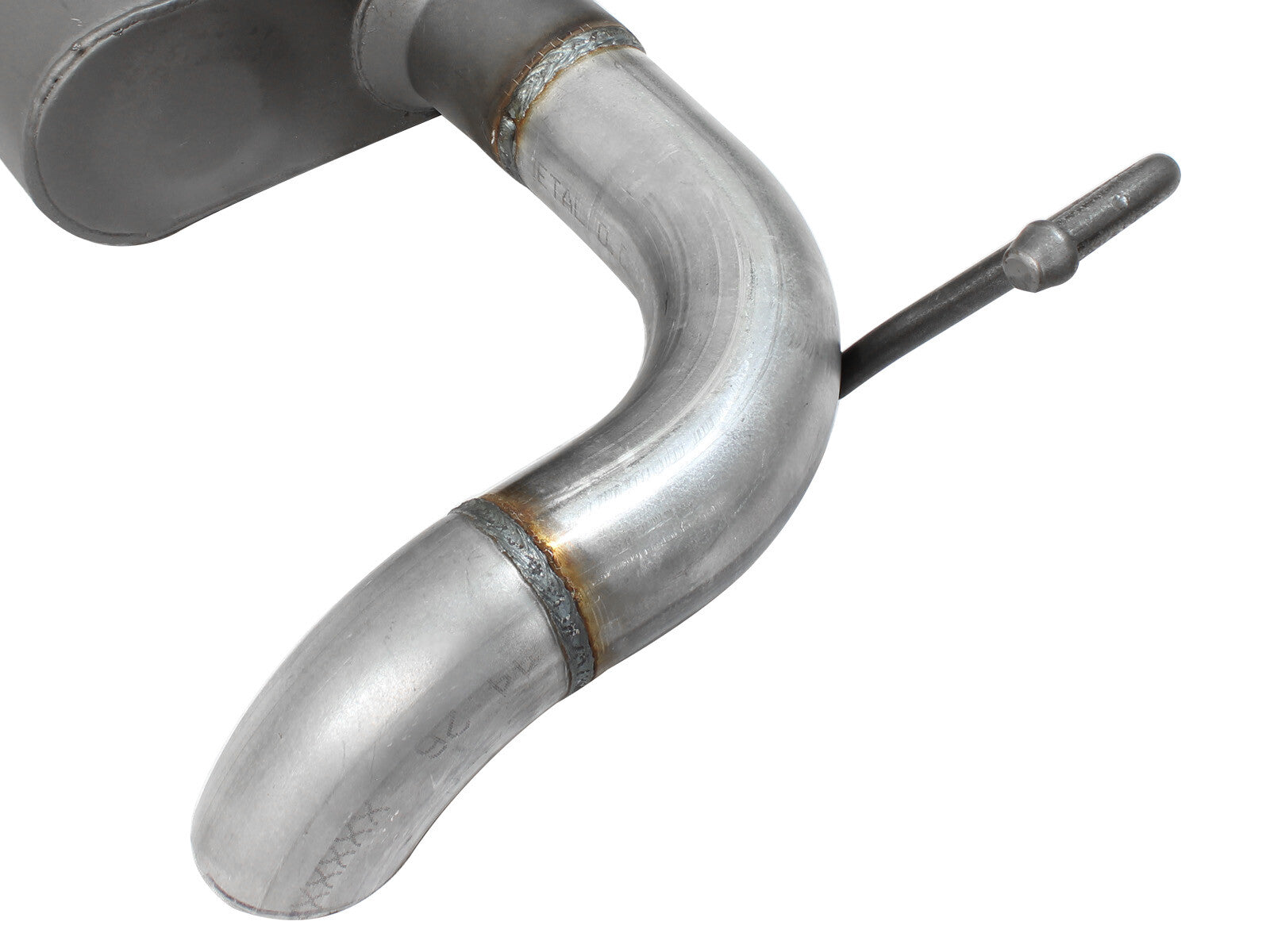 Scorpion 2-1/2 Inch Aluminized Steel Axle-Back Hi-Tuck Exhaust System Jeep Wrangler (JK) 07-18 V6-3.6L/3.8L aFe Power