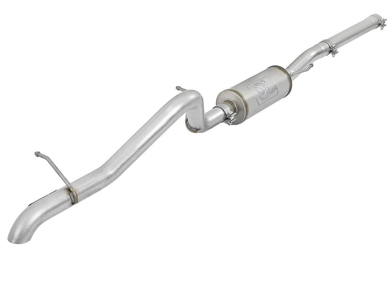 Scorpion 2-1/2 Inch Aluminized Steel Cat-Back Hi-Tuck Exhaust System Jeep Wrangler (JK) 2/4 Door 07-18 V6-3.6L/3.8L aFe Power
