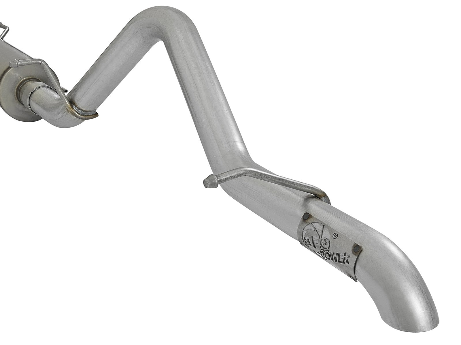 Scorpion 2-1/2 Inch Aluminized Steel Cat-Back Hi-Tuck Exhaust System Jeep Wrangler (JK) 2/4 Door 07-18 V6-3.6L/3.8L aFe Power