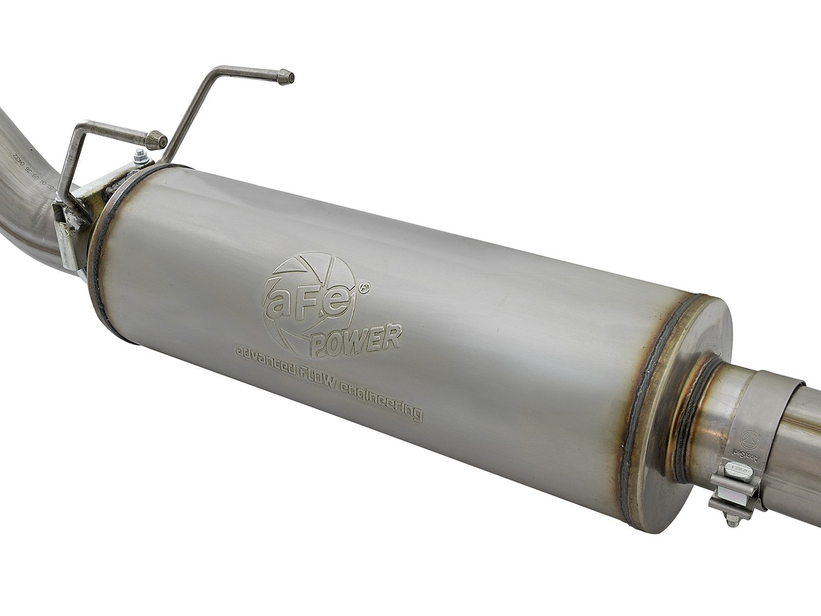 Large Bore-HD 4 Inch 409 Stainless Steel Cat-Back Exhaust System w/o Tip Dodge Diesel Trucks 03-04 L6-5.9L (td) aFe Power