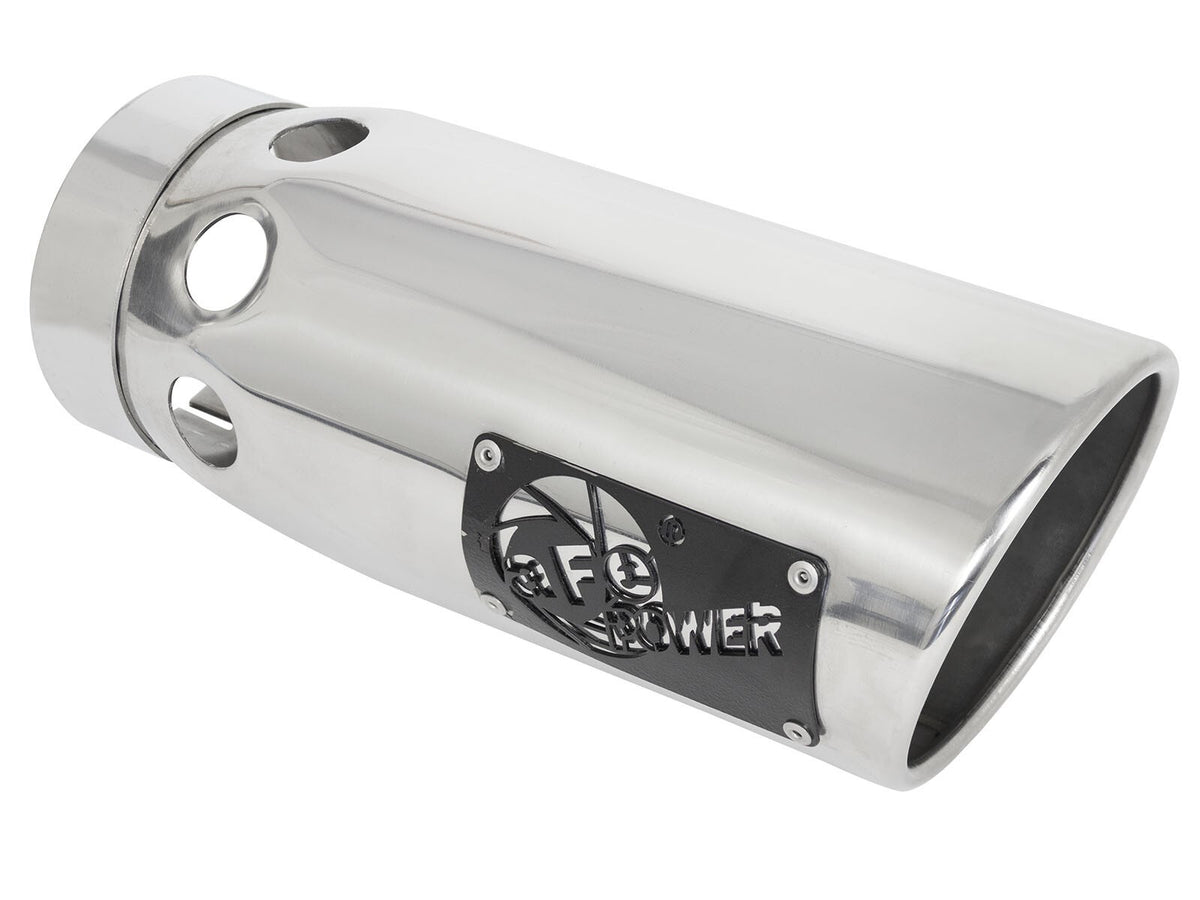 Large Bore-HD 4 Inch 409 Stainless Steel Dpf-Back Exhaust System Ford Diesel Trucks 11-14 V8-6.7L (td) aFe Power