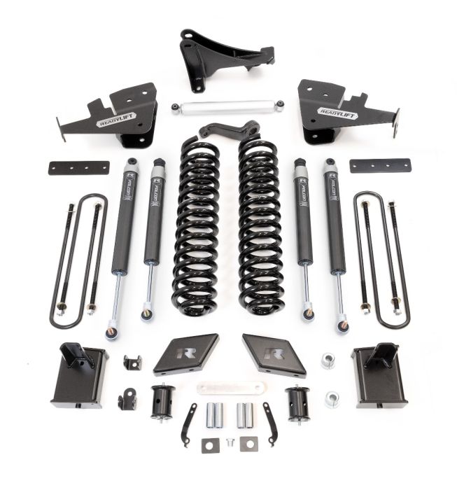 7 Inch Coil Spring Lift Kit With Falcon Shocks 2017-2022 Ford Super Duty Diesel F-250 Without Camper Spring Package 4WD ReadyLIFT