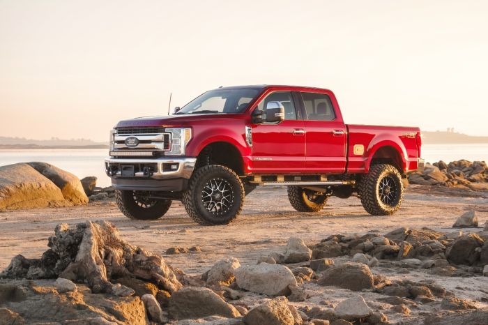 8.5 Inch Lift Kit W/ Falcon Shocks 2017-2022 Ford F-250/F-350 Super Duty Diesel 4WD ReadyLIFT