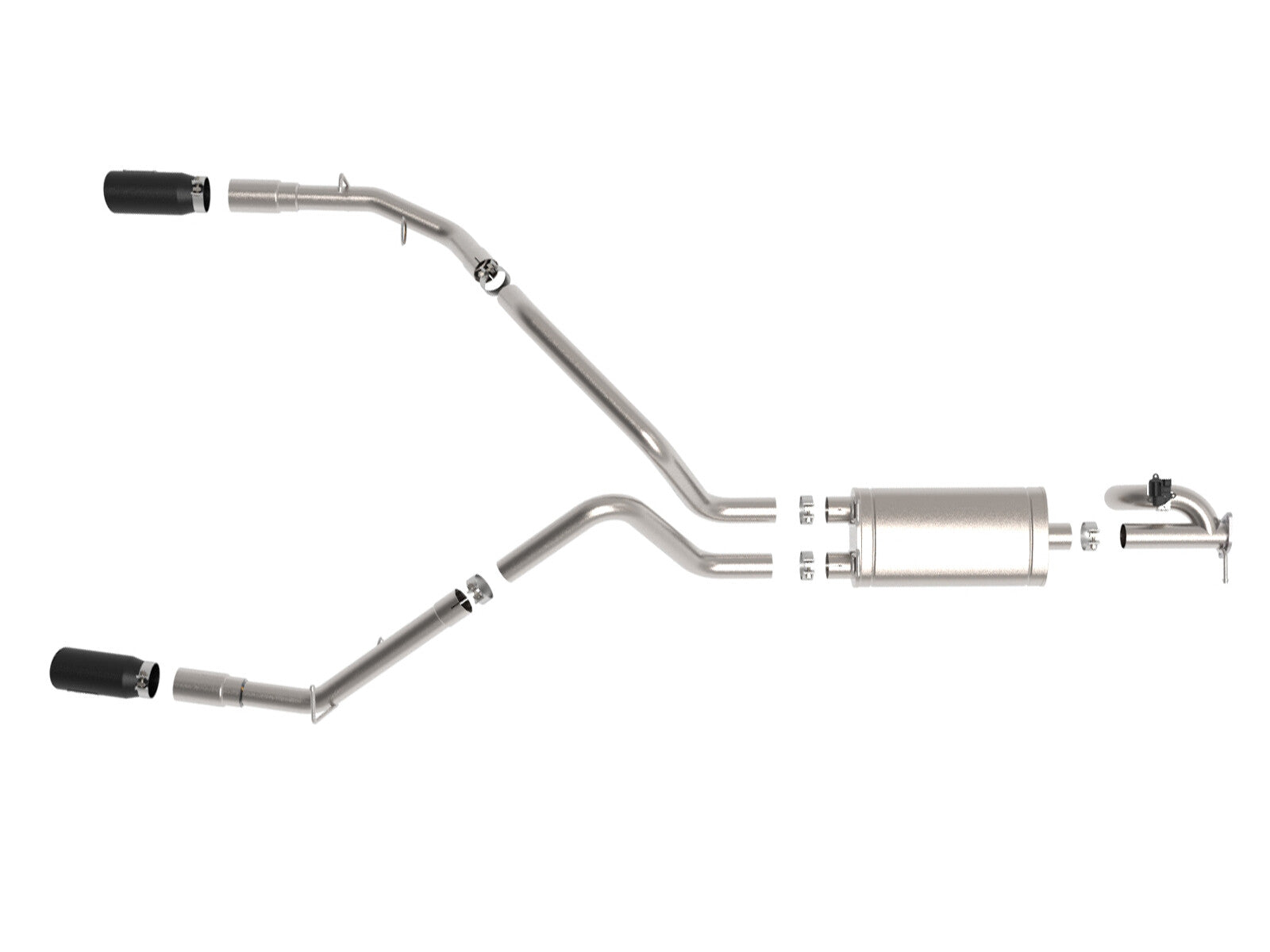 Gemini Xv 3 Inch 304 Stainless Steel Cat-Back Exhaust System w/ Cut-Out Ram 1500 19-22 V8-5.7L Hemi aFe Power