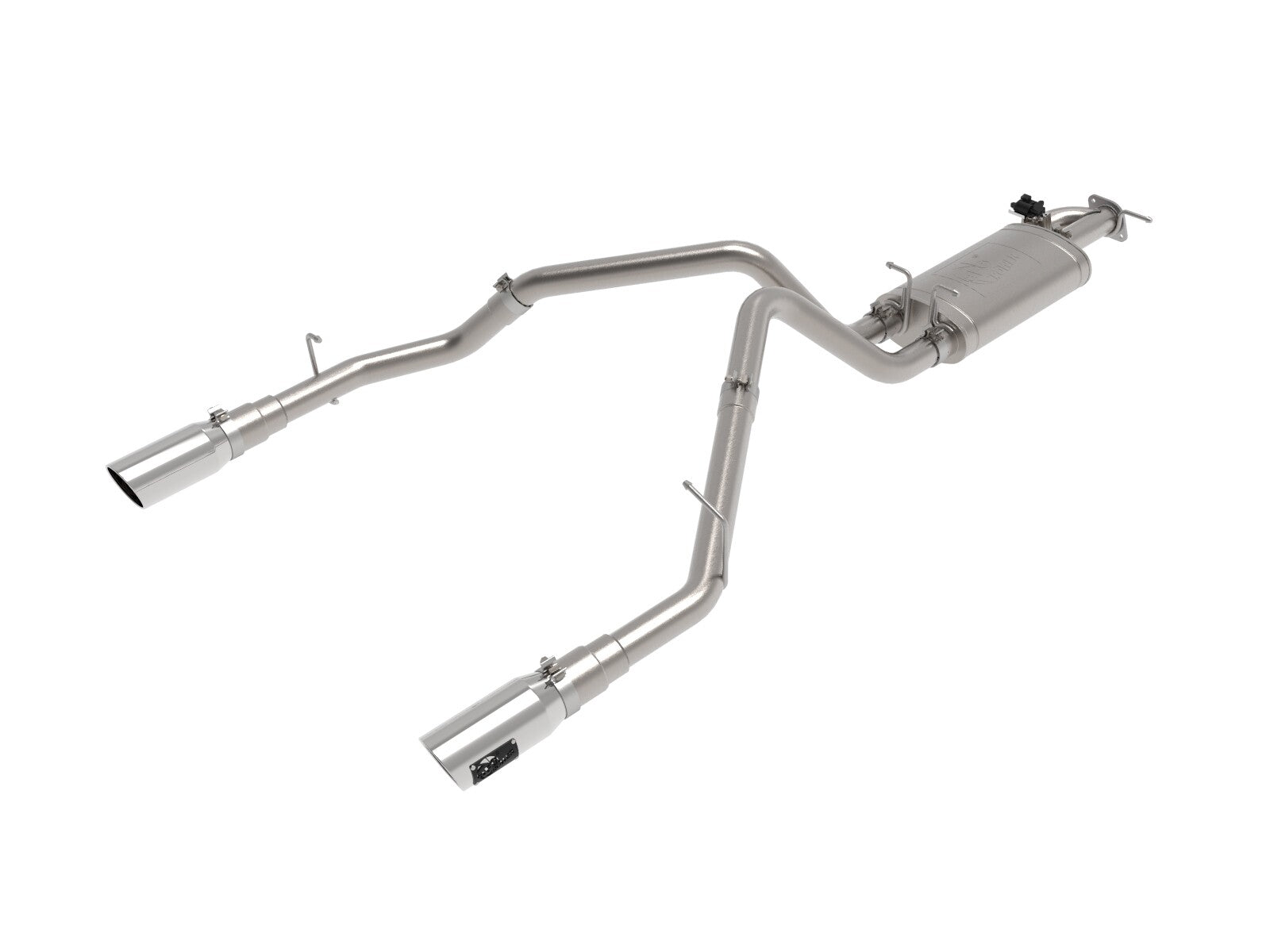 Gemini Xv 3 Inch 304 Stainless Steel Cat-Back Exhaust System w/ Cut-Out Ram 1500 19-22 V8-5.7L Hemi aFe Power