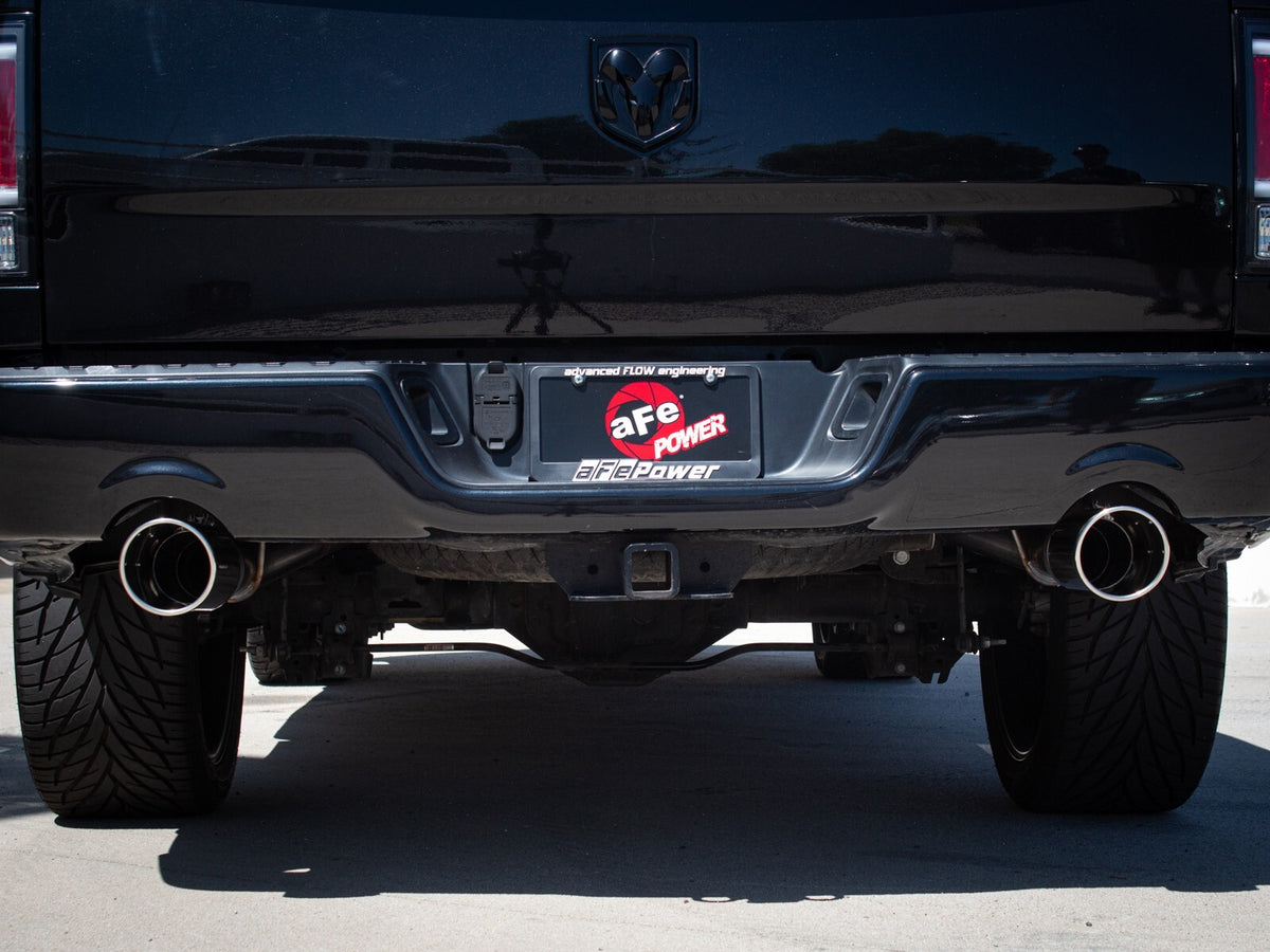 Gemini Xv 3 Inch 304 Stainless Steel Cat-Back Exhaust System w/ Cut-Out Polished Dodge/Ram 1500 09-18/Ram 1500 Classic 19-24 V8-5.7L Hemi aFe Power