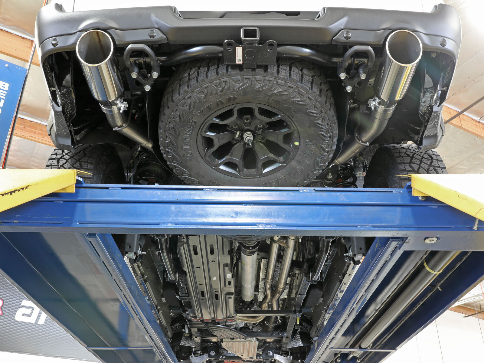Vulcan Series 3 Inch 304 Stainless Steel Cat-Back Exhaust System w/ Tip Ram 1500 Trx 21-24 V8-6.2L (sc) aFe Power
