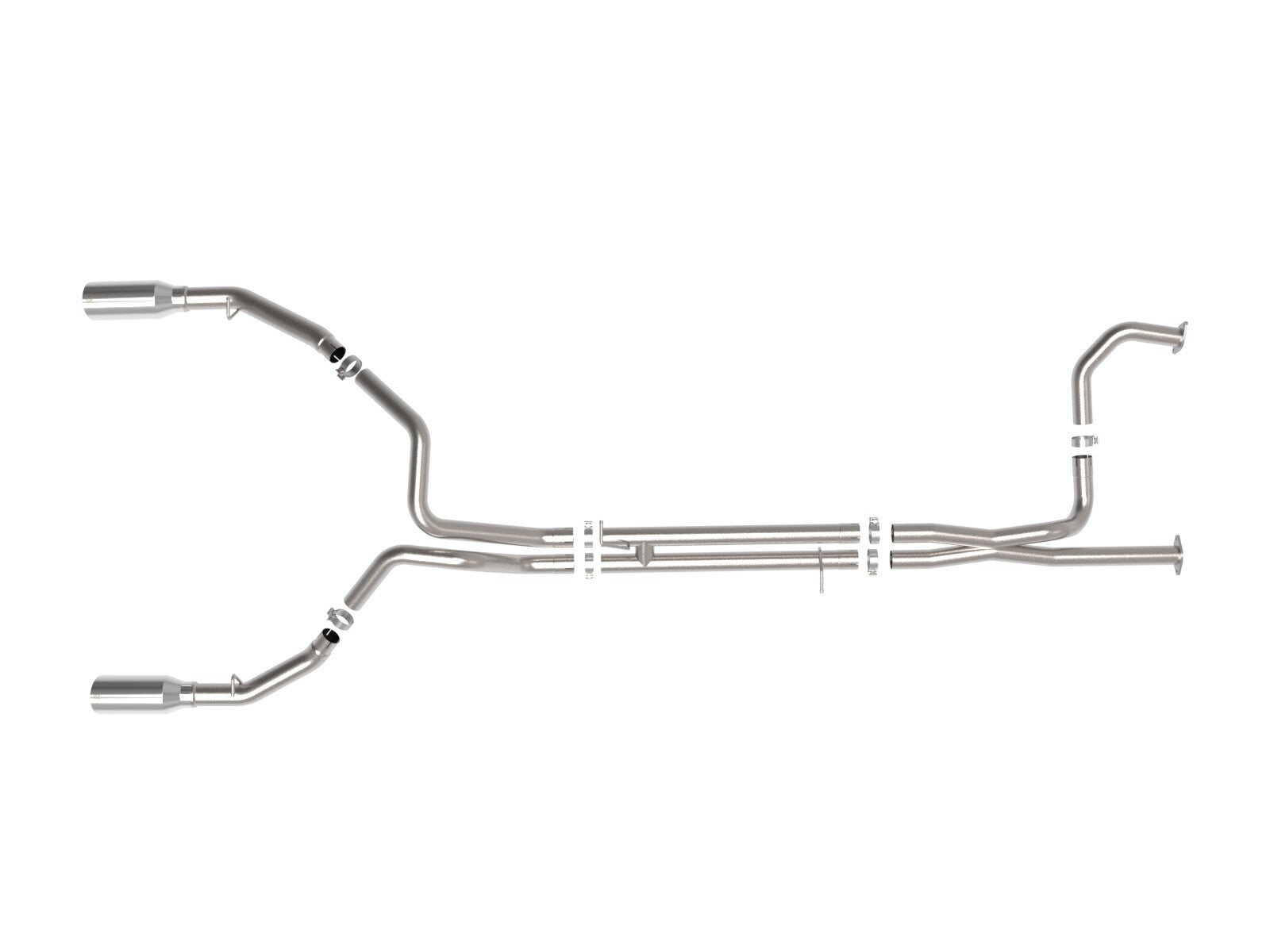 Vulcan Series 3 Inch 304 Stainless Steel Cat-Back Exhaust System w/ Tip Ram 1500 Trx 21-24 V8-6.2L (sc) aFe Power