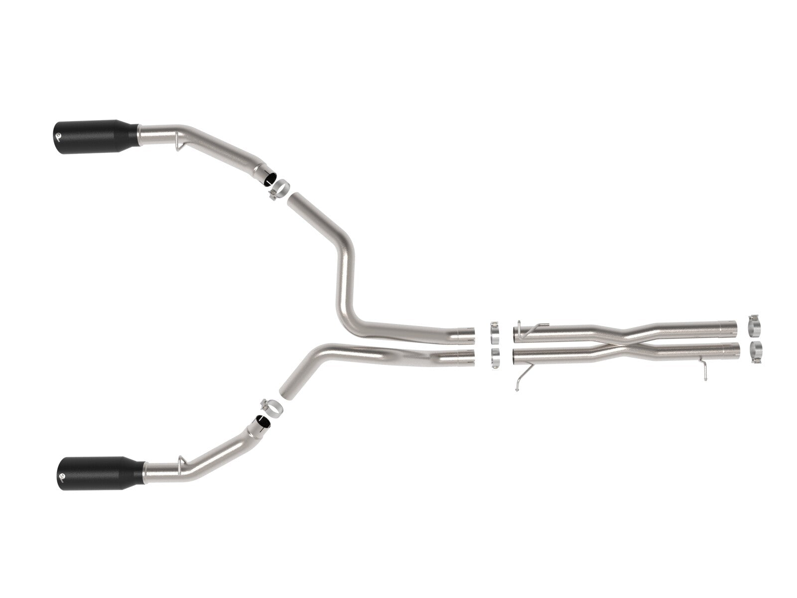 Vulcan Series 3 Inch to 3-1/2 Inch Stainless Steel Cat-Back Exhaust System Ram 1500 Rho 25-26 L6-3.0L (tt) aFe Power