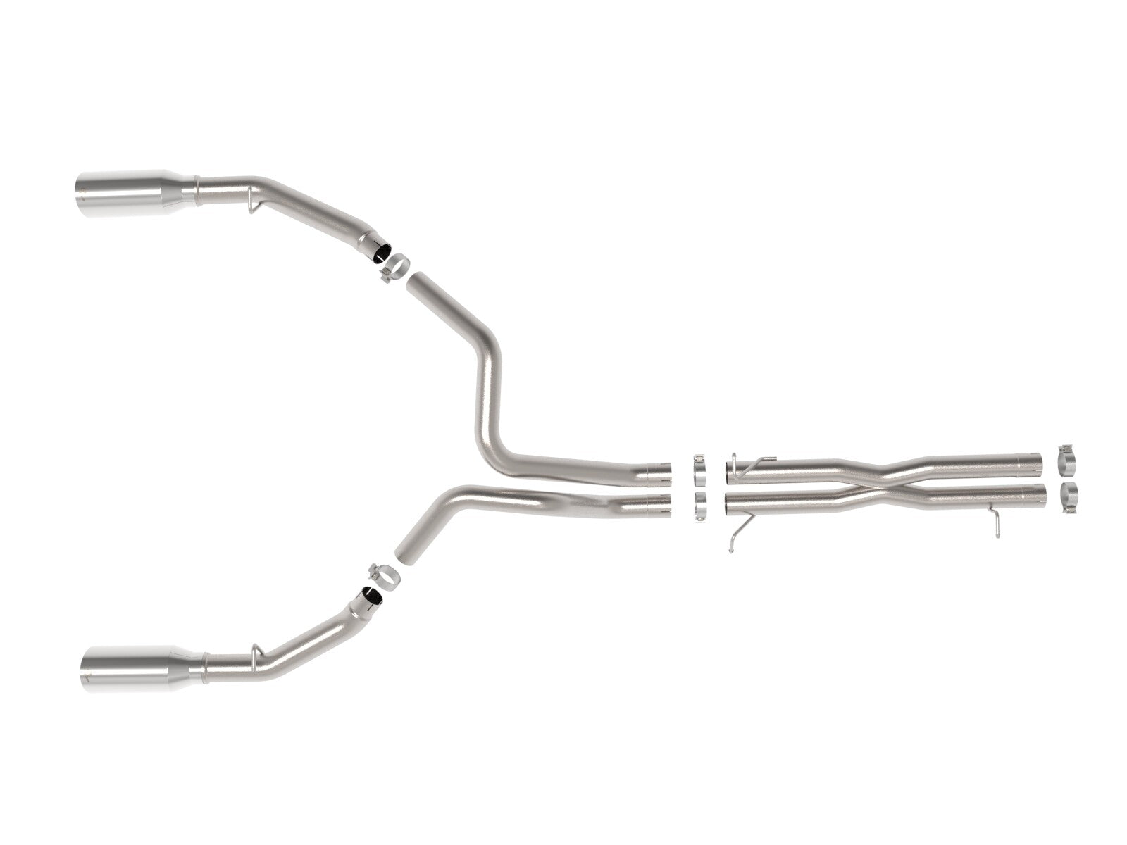 Vulcan Series 3 Inch to 3-1/2 Inch Stainless Steel Cat-Back Exhaust System Ram 1500 Rho 25-26 L6-3.0L (tt) aFe Power