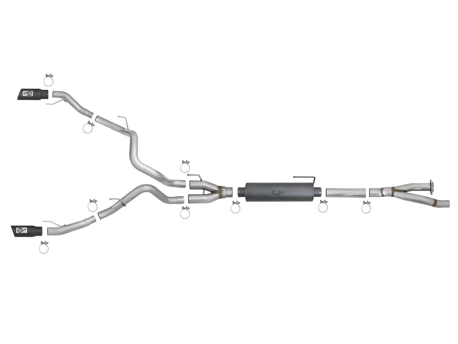 Rebel Series Cat-Back Exhaust System w/ Tip Ford F-150 Raptor 17-20/F-150 Limited 19-20 V6-3.5L (tt) aFe Power