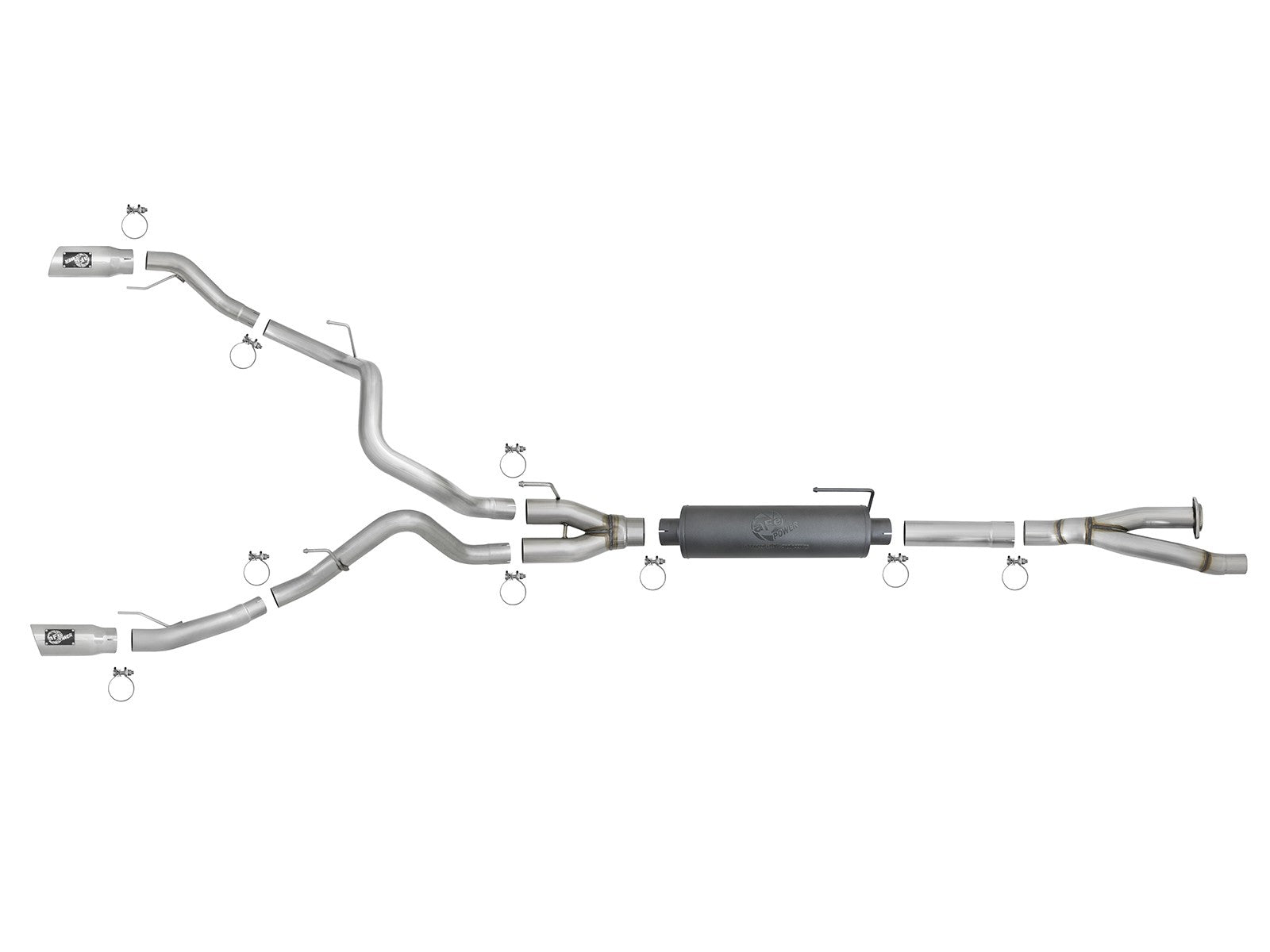 Rebel Series Cat-Back Exhaust System w/ Tip Ford F-150 Raptor 17-20/F-150 Limited 19-20 V6-3.5L (tt) aFe Power