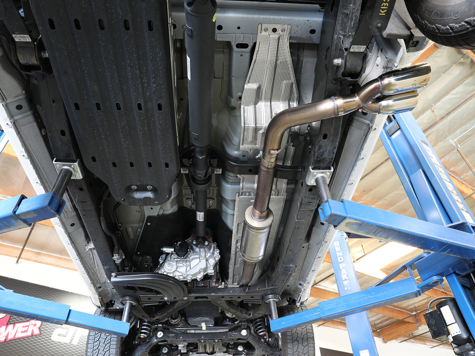 Rebel Series 3 Inch 304 Stainless Steel Cat-Back Exhaust System w/ Black Tips Ford Ranger 19-22 L4-2.3L (t) aFe Power