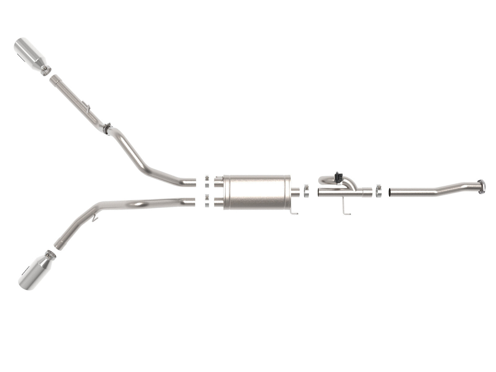 Gemini Xv 3 Inch 304 Stainless Steel Cat-Back Exhaust System w/ Cut-Out Ford F-150 15-20 V6-2.7L (tt)/3.5L (tt)/V8-5.0L aFe Power