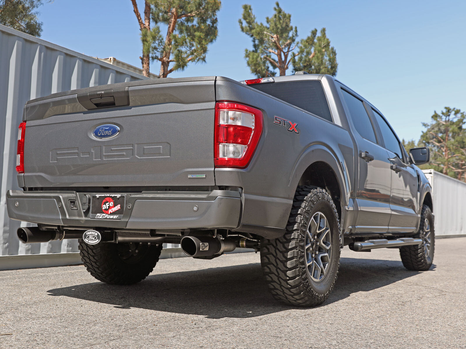 Vulcan Series 3 Inch 304SS Cat-Back Exhaust System Dual Rear Exit w/ Tips Ford F-150 21-26 V6-2.7L (tt)/3.5L (tt)/V8-5.0L aFe Power