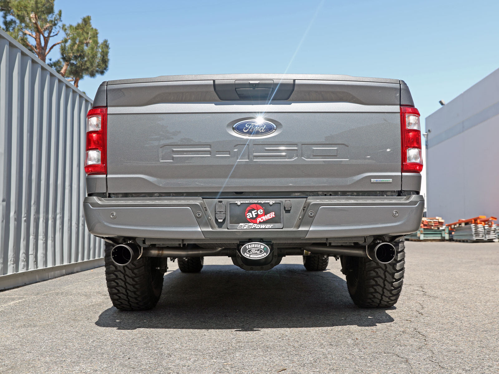 Vulcan Series 3 Inch 304SS Cat-Back Exhaust System Dual Rear Exit w/ Tips Ford F-150 21-26 V6-2.7L (tt)/3.5L (tt)/V8-5.0L aFe Power