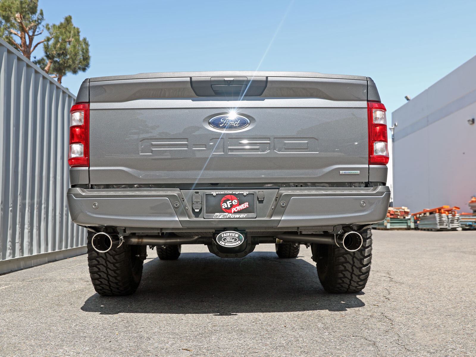 Vulcan Series 3 Inch 304SS Cat-Back Exhaust System Dual Rear Exit w/ Tips Ford F-150 21-26 V6-2.7L (tt)/3.5L (tt)/V8-5.0L aFe Power