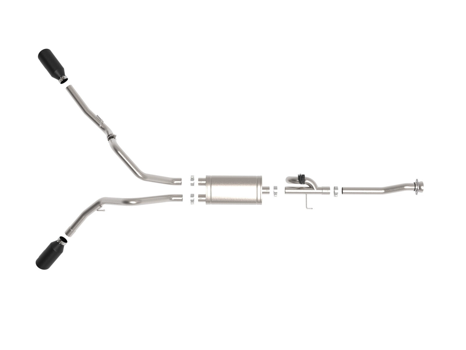 Gemini Xv 3 Inch 304 Stainless Steel Cat-Back Exhaust System w/ Cut-Out Black Ford F-150 21-26 V6-2.7L (tt)/3.5L (tt)/V8-5.0L aFe Power