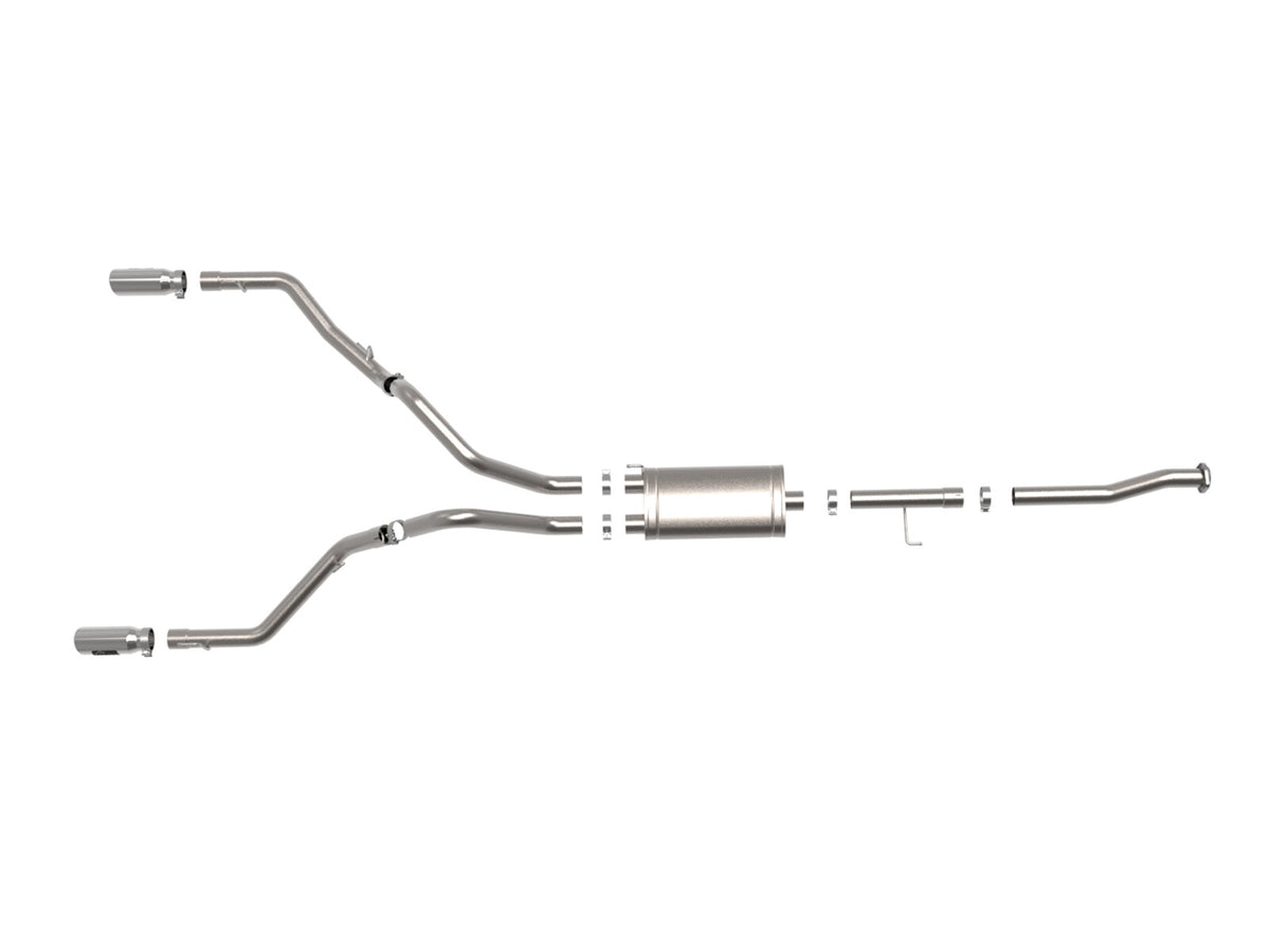 Vulcan Series 3 Inch 304 Stainless Steel Cat-Back Exhaust System w/Polished Tip Ford F-150 15-20 V8-5.0L aFe Power