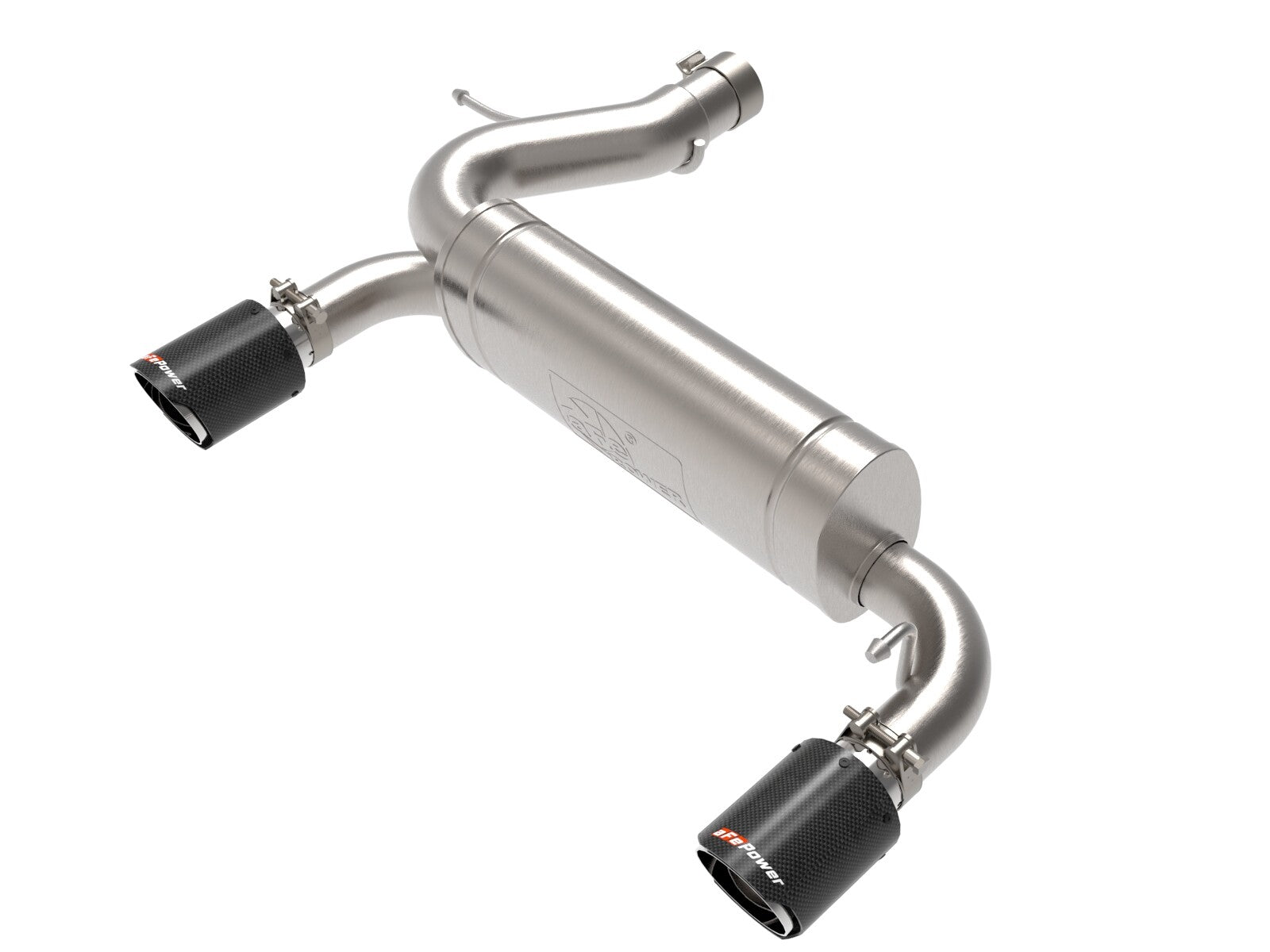 Vulcan Series 3 Inch to 2-1/2 Inch Stainless Steel Axle-Back Exhaust System Ford Bronco 21-26 L4-2.3L (t)/V6-2.7L (tt) aFe Power
