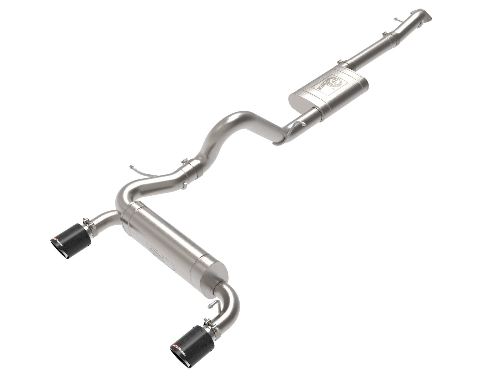 Vulcan Series 3 Inch to 2-1/2 Inch Stainless Steel Cat-Back Exhaust System Ford Bronco 21-26 L4-2.3L (t)/V6-2.7L (tt) aFe Power