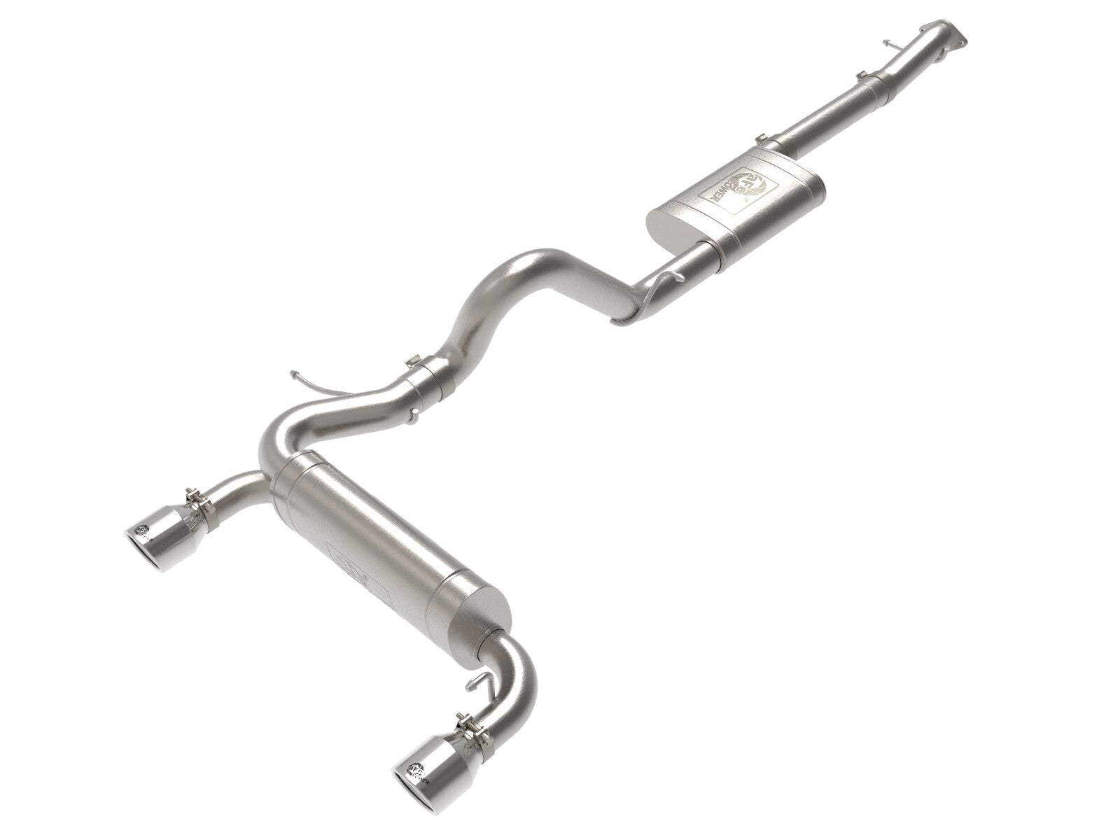 Vulcan Series 3 Inch to 2-1/2 Inch Stainless Steel Cat-Back Exhaust System Ford Bronco 21-26 L4-2.3L (t)/V6-2.7L (tt) aFe Power