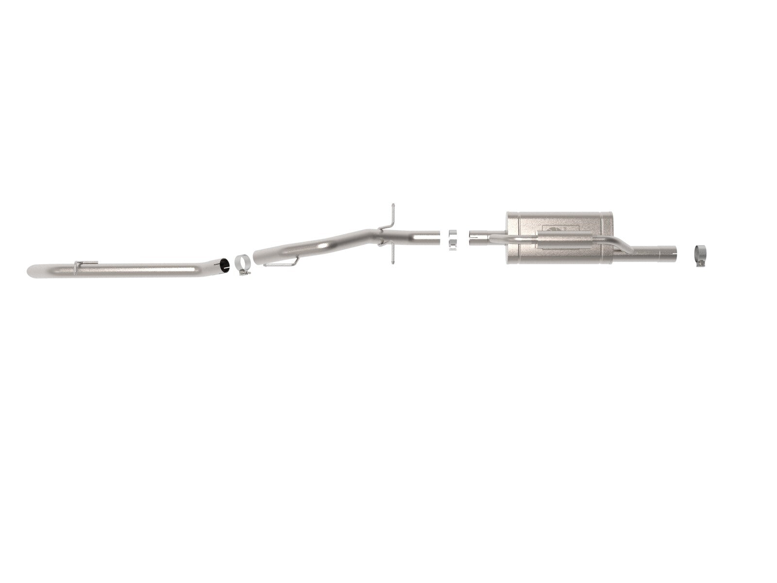 Vulcan Series 2-1/2 Inch 304 Stainless Steel Cat-Back Hi-Tuck Exhaust System Ford Ranger 24-26 L4-2.3L (t) aFe Power