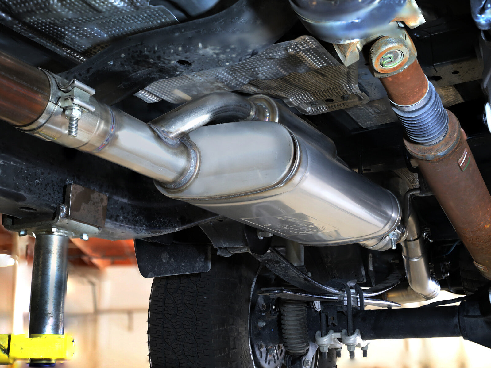 Vulcan Series 2-1/2 Inch 304 Stainless Steel Cat-Back Hi-Tuck Exhaust System Ford Ranger 24-26 L4-2.3L (t) aFe Power
