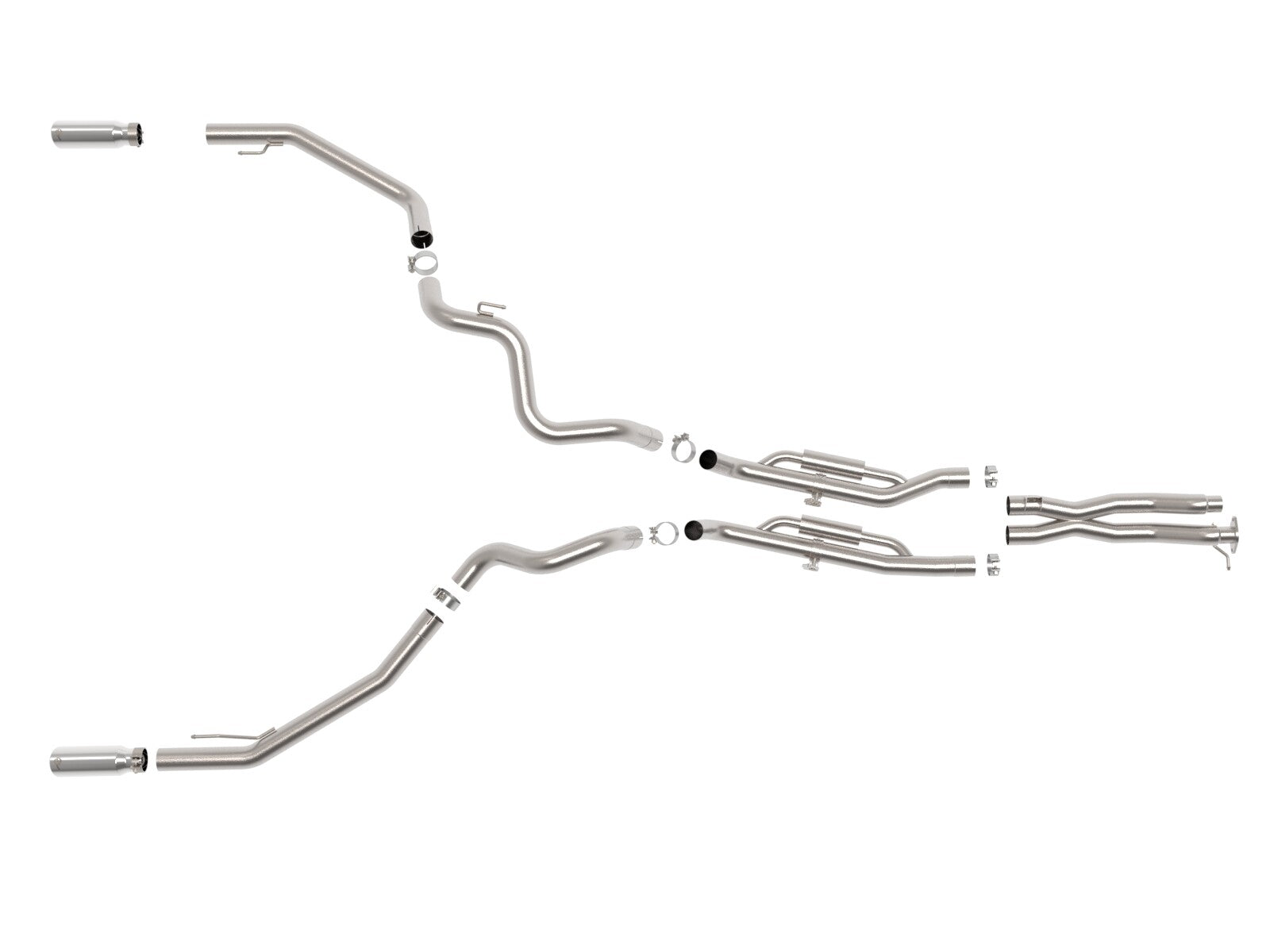 Vulcan Series 3 Inch 304 Stainless Steel Cat-Back Exhaust System w/ Tip Ford Ranger Raptor 24-26 V6-3.0L (tt) aFe Power