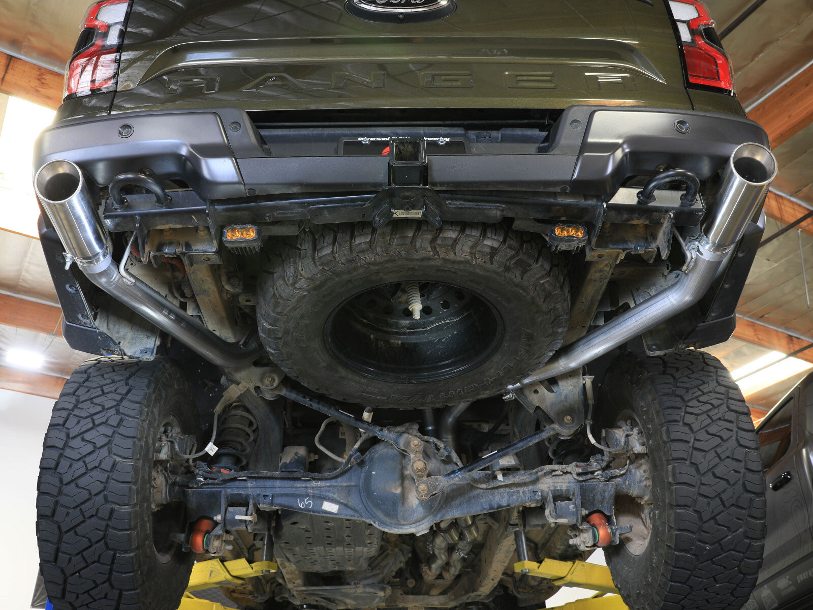 Vulcan Series 3 Inch 304 Stainless Steel Cat-Back Exhaust System w/ Tip Ford Ranger Raptor 24-26 V6-3.0L (tt) aFe Power