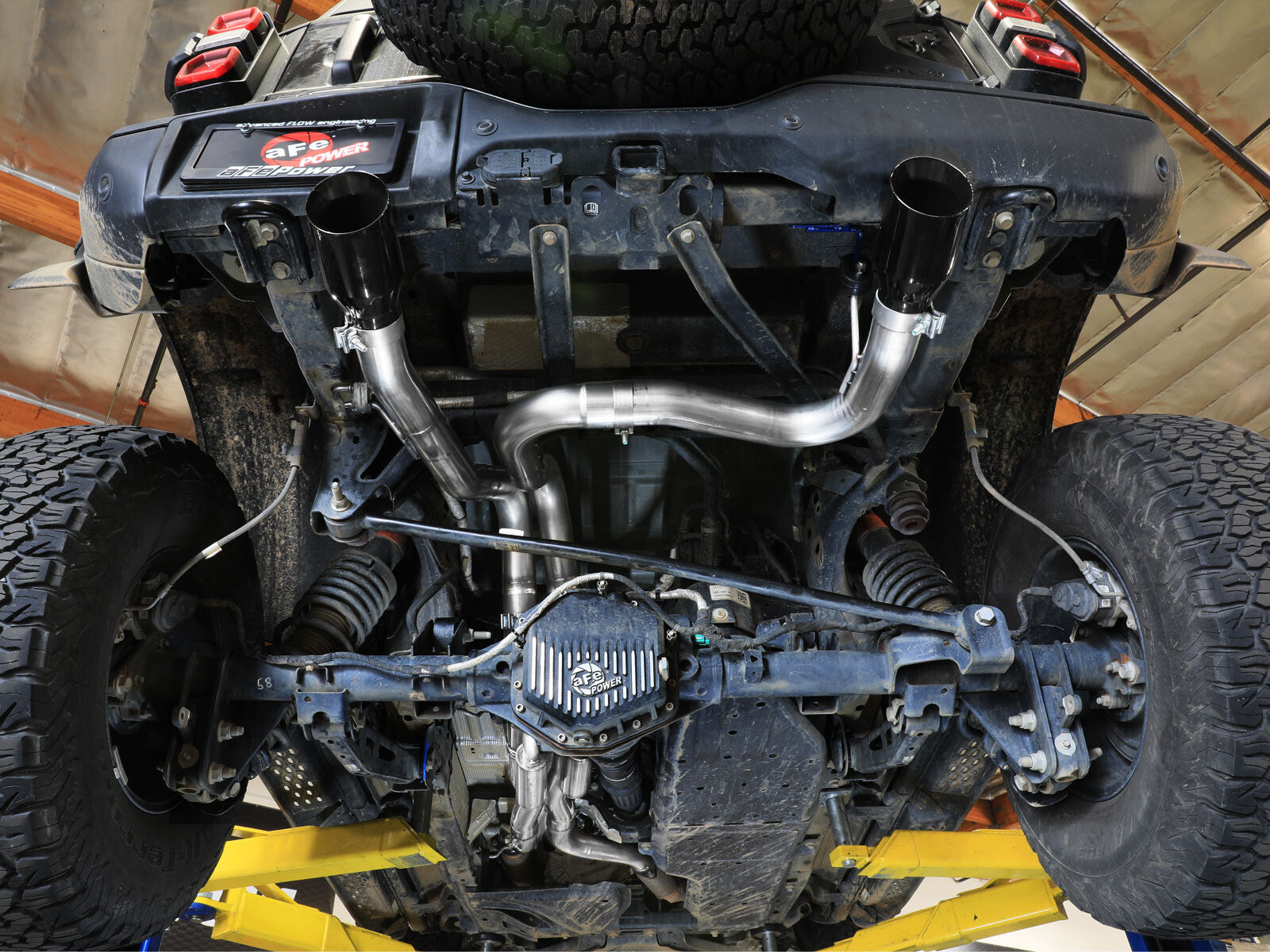 Vulcan Series 3 Inch 304 Stainless Steel Cat-Back Exhaust System w/ Tip Ford Bronco Raptor 22-26 V6-3.0L (tt) aFe Power