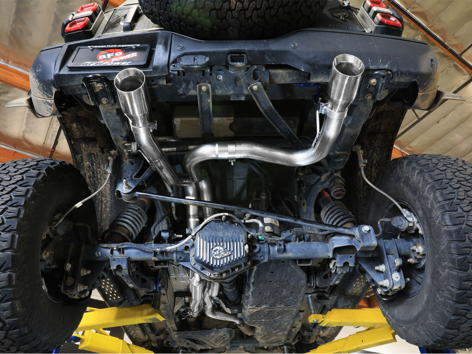 Vulcan Series 3 Inch 304 Stainless Steel Cat-Back Exhaust System w/ Tip Ford Bronco Raptor 22-26 V6-3.0L (tt) aFe Power