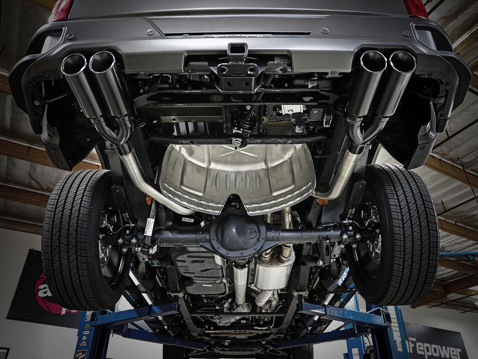 Vulcan Series 304 Stainless Steel Cat-Back Exhaust System w/ Black Tip GM Silverado/Sierra 1500 19-26 aFe Power