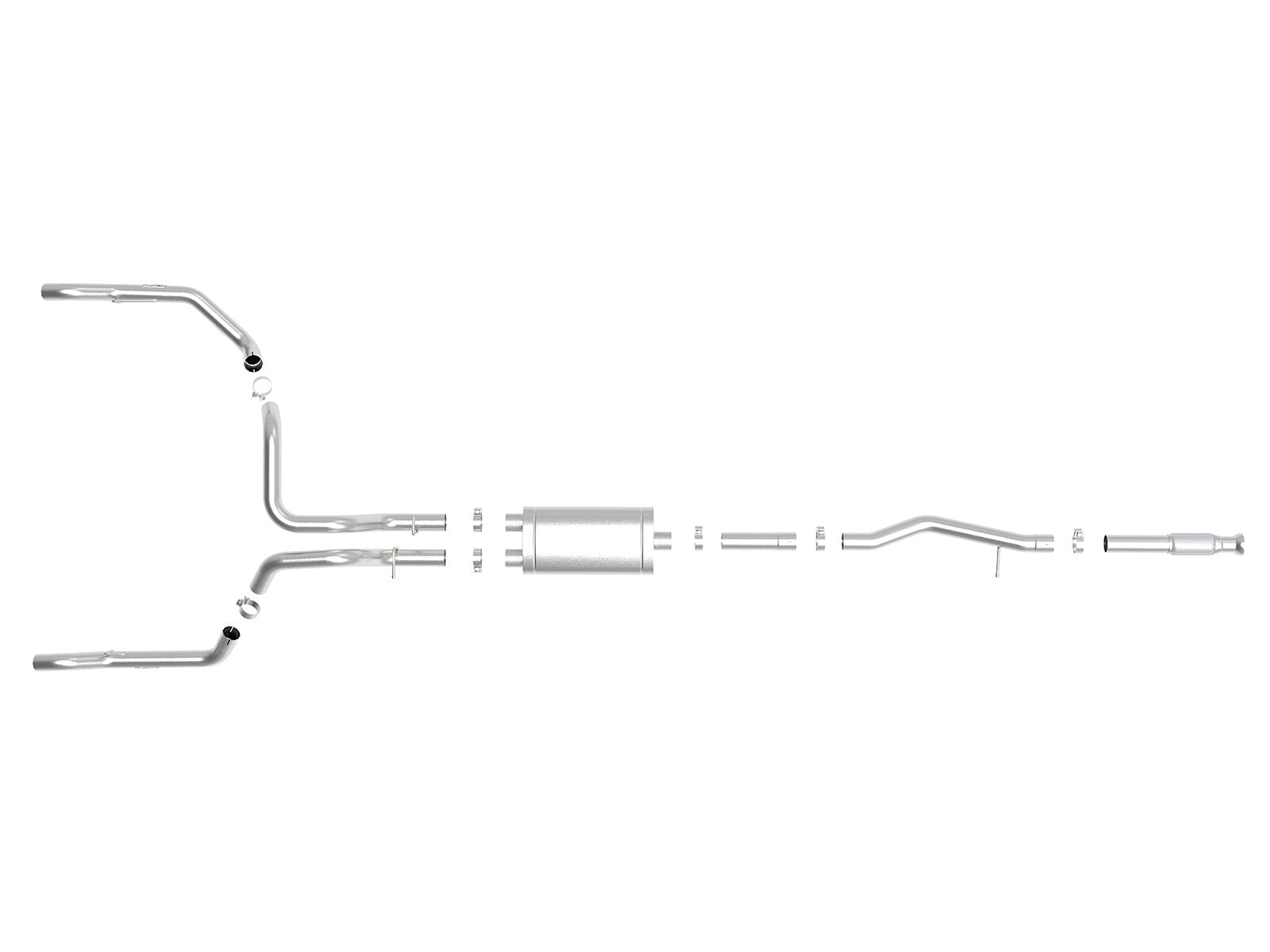Vulcan Series 3 Inch 304 Stainless Steel Cat-Back Exhaust System Uses OE Tips GM Silverado/Sierra 1500 19-26 V8-5.3L aFe Power
