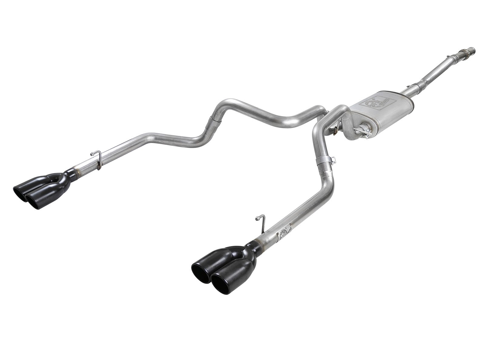 Vulcan Series 304 Stainless Steel Cat-Back Exhaust System w/ Black Tip GM Silverado/Sierra 1500 19-26 aFe Power