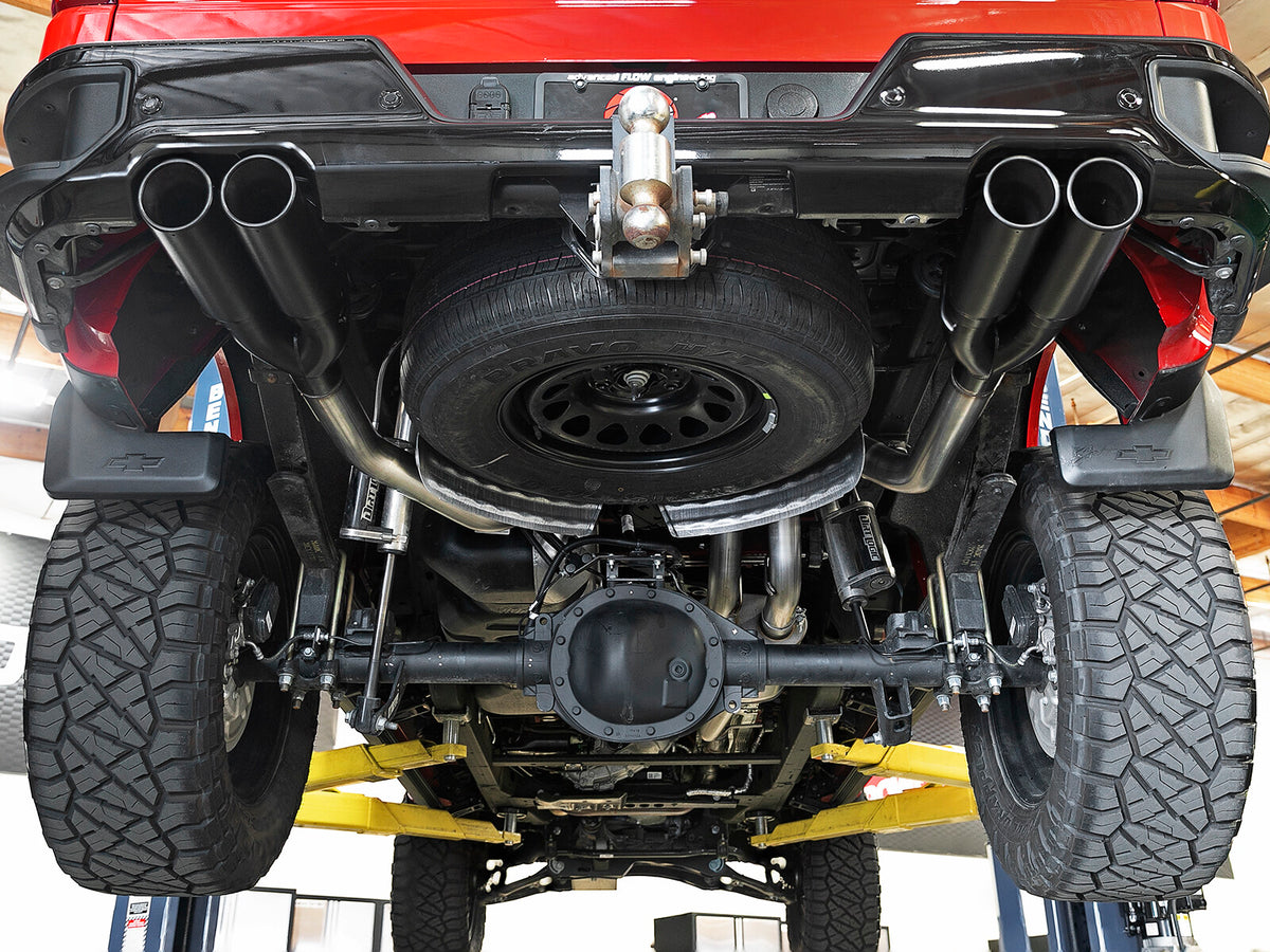 Vulcan Series 3 Inch 304 Stainless Steel Cat-Back Exhaust System w/ Black Tips GM Silverado/Sierra 1500 19-26 V8-5.3L aFe Power